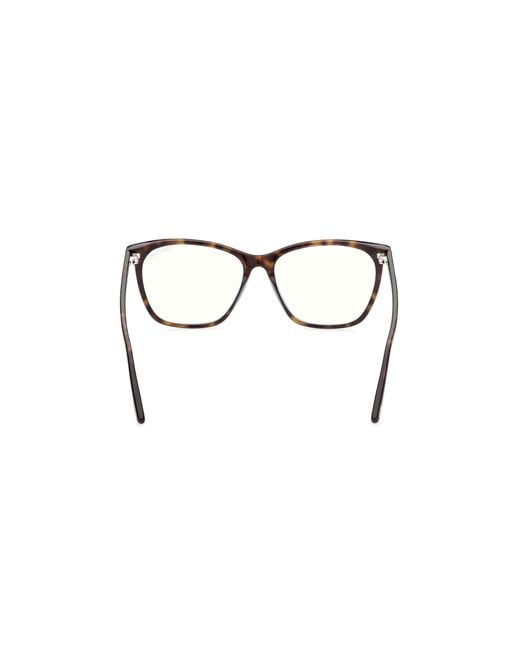 Tom Ford Black Ft5762-B 052 Optical Frames Acetate Squared Normal