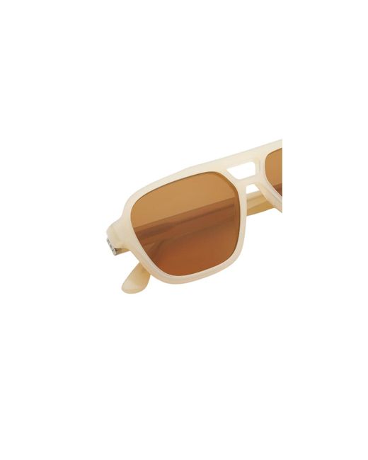 Retrosuperfuture Natural T7H Maneval Cremoso Sunglasses Acetate Squared Normal