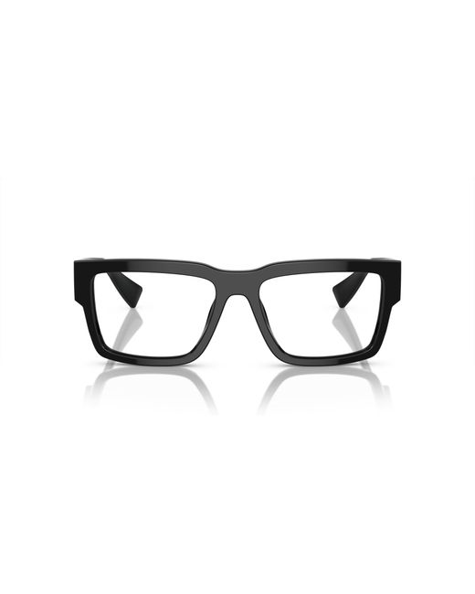 Miu Miu Black Mu 02Xv 1Ab1O1 Optical Frames Acetate Squared Normal