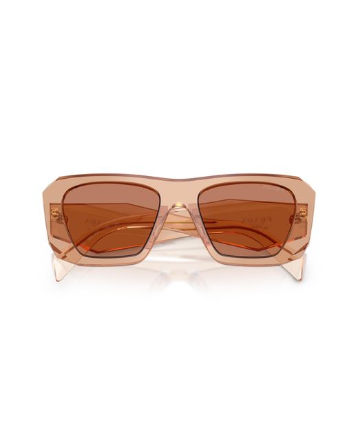 Prada Black Pr B18S 28E90Q Sunglasses Acetate Squared Normal