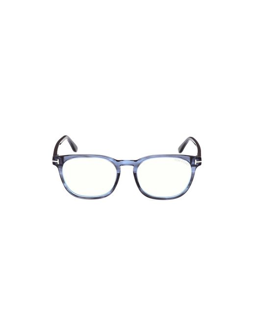 Tom Ford Black Ft5868-B 092 Optical Frames Acetate Squared Normal for men