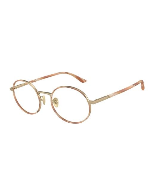Giorgio Armani Black Ar5145J 3002 Optical Frames Steel Round Normal