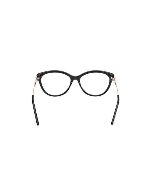 Guess Black Gu50230 001 Optical Frames Acetate Cat Eye Normal