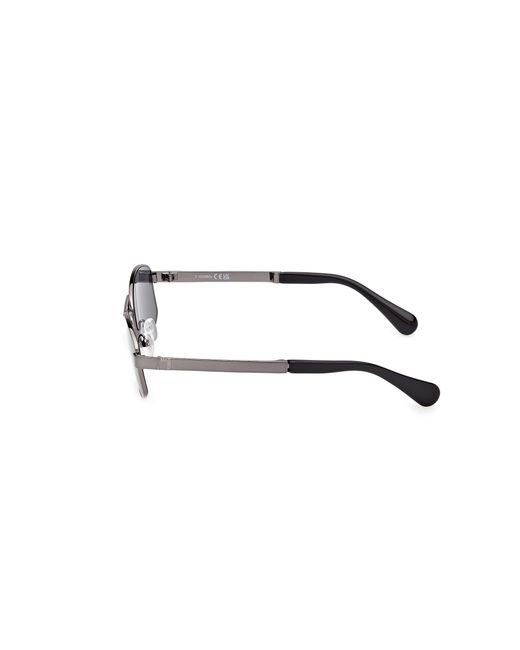 MAX&Co. Black Mo0139 08A Sunglasses Metal Geometric Normal