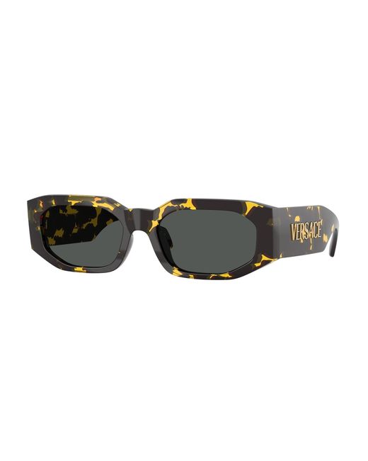 Versace Black Ve4489U 552887 Sunglasses Injected Geometric Normal