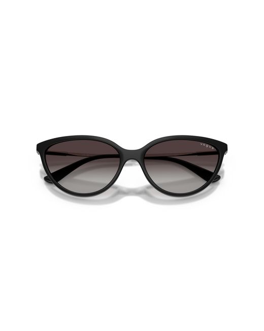 Vogue Eyewear Black Vo5672S W44/8G Sunglasses Nylon Cat Eye Normal Nuanced