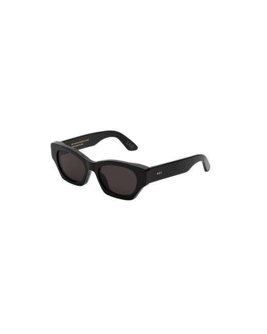Retrosuperfuture Black Uxs Tono Sunglasses Acetate Cat Eye Normal