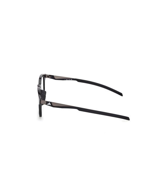 Adidas Originals Black Sp5100 001 Optical Frames Injected Squared Normal for men