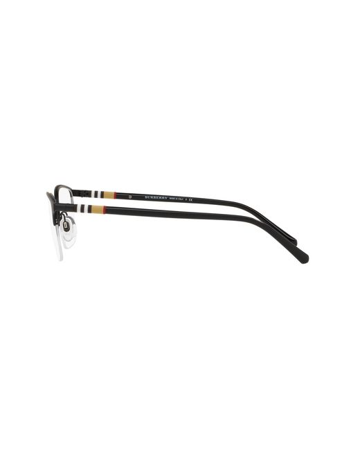 Burberry Black Be1323 1213 Optical Frames Metal Squared Normal for men