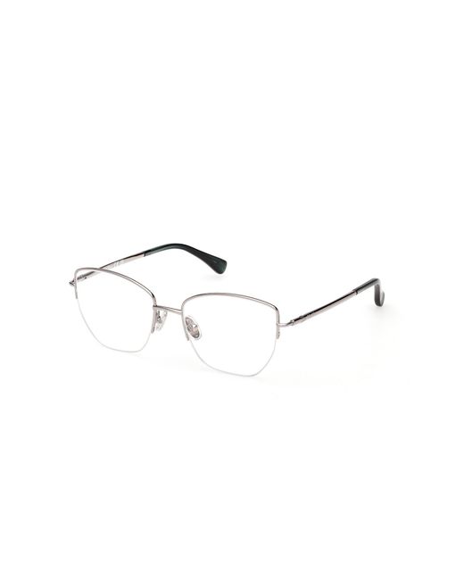 Max Mara Black Mm5234 014 Optical Frames Metal Geometric Normal