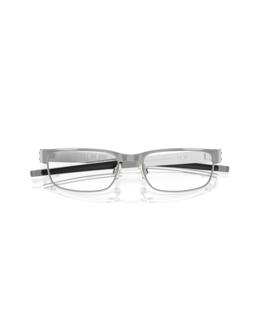 Oakley Black Ox5038 Metal Plate 503806 Optical Frames Titanium Squared Normal for men