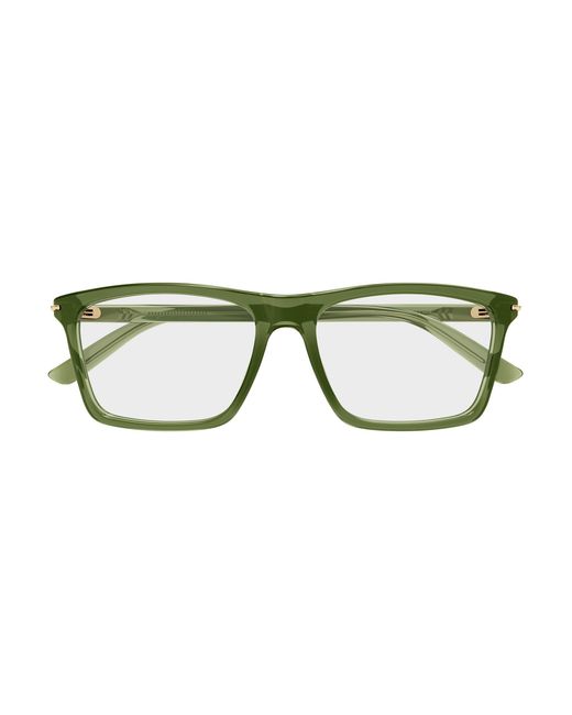 Gucci Black Gg1445O 010 Optical Frames Acetate Transparent Squared for men