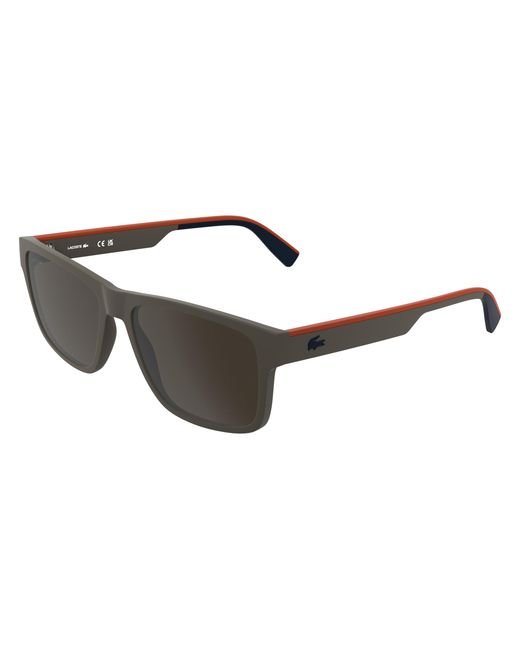 Lacoste Black L6076S 202 Sunglasses Bio-Injected Squared Normal for men