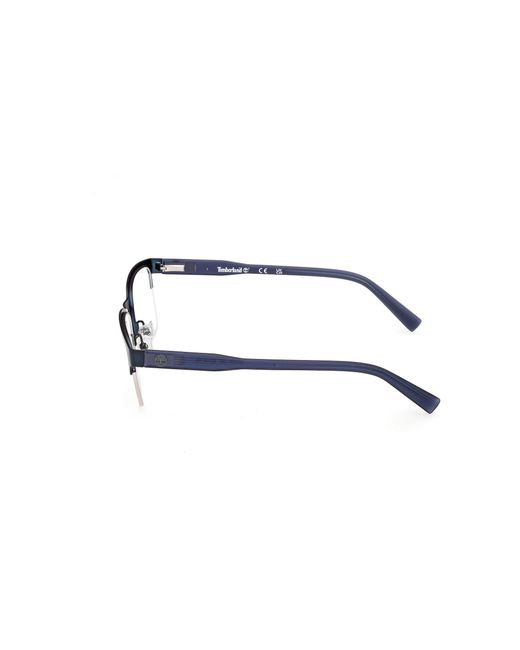 Timberland Black Tb50046 002 Optical Frames Metal Squared Normal for men