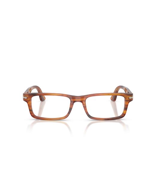 Persol Black Po3050V 1157 Optical Frames Acetate Transparent Squared Normal for men