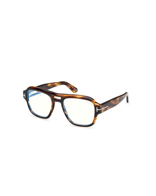 Tom Ford Black Ft6085-B 055 Optical Frames Acetate Squared Normal for men