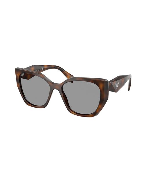 Prada Black Pr 19Zs 20D50Q Sunglasses Acetate Pillow Normal