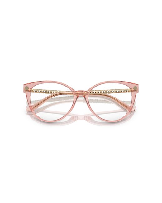 Versace Black Ve3353 5323 Optical Frames Acetate Transparent Cat Eye Normal
