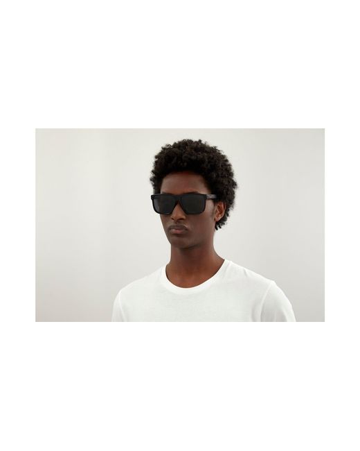 Gucci Black Gg0010S 001 Sunglasses Acetate Squared Normal for men