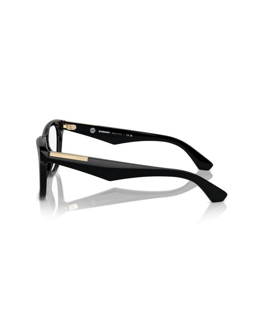 Burberry Black Be2409 3001 Optical Frames Acetate Transparent Squared Normal for men
