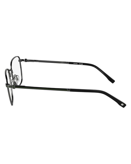 Lacoste Black L2311 039 Optical Frames Metal Squared Normal for men