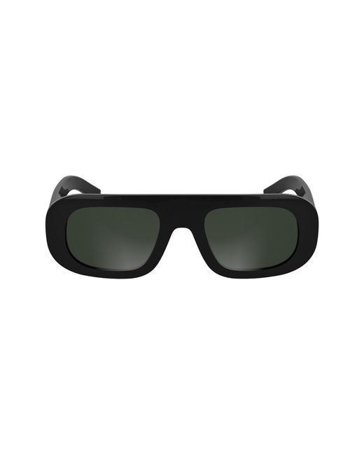 Karl Lagerfeld Black Kl6188S 001 Sunglasses Bio-Inject Pilot Normal for men