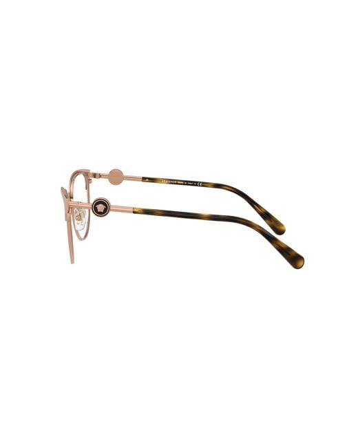 Versace Black Ve1271 1412 Optical Frames Metal Cat Eye Normal