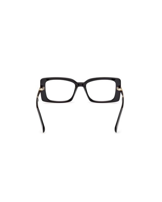 MAX&Co. Black Mo5177 001 Optical Frames Injected Squared Normal