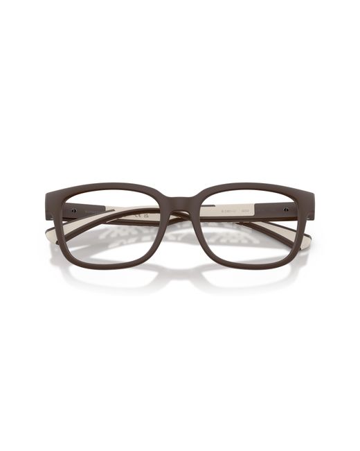 Burberry Black Be2451U 4234 Optical Frames Injected Transparent Squared Normal for men