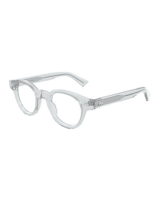 Bottega Veneta Black Bv1443O 003 Optical Frames Acetate Transparent Round