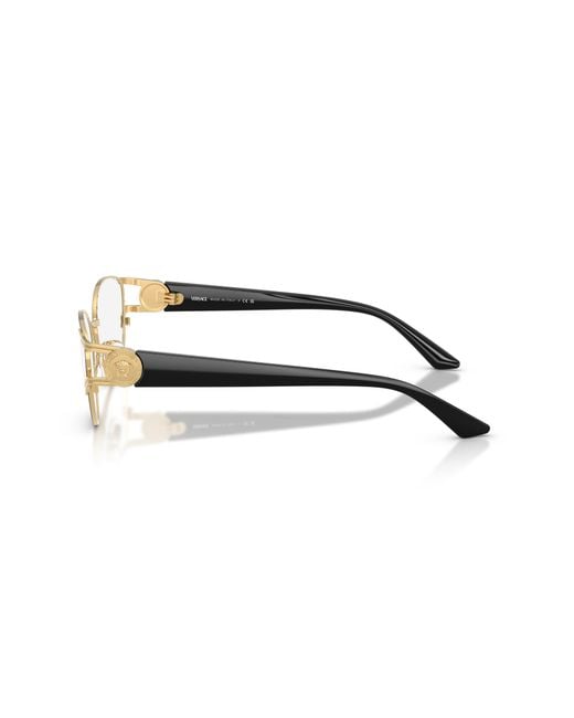 Versace Black Ve1309 1436 Optical Frames Metal Cat Eye Normal