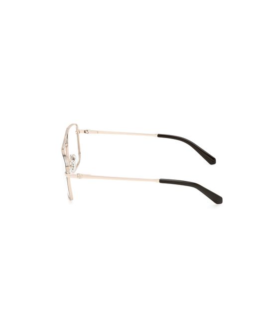Guess Black Gu50097 095 Optical Frames Metal Squared Normal for men