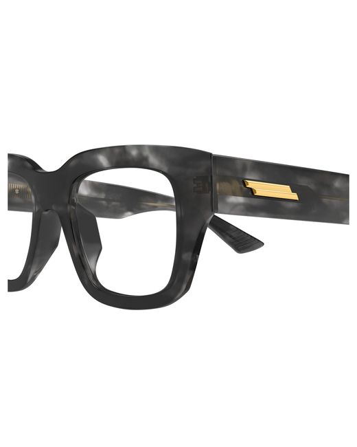 Bottega Veneta Black Bv1361O 006 Optical Frames Acetate Transparent Squared for men