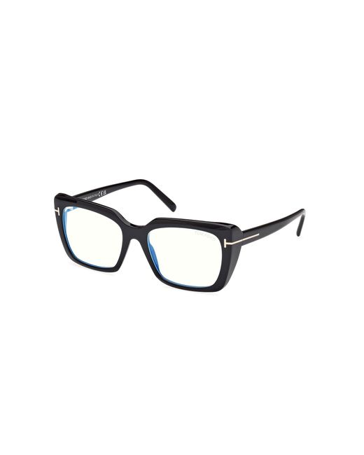 Tom Ford Black Ft5992-B 001 Optical Frames Acetate Squared Normal