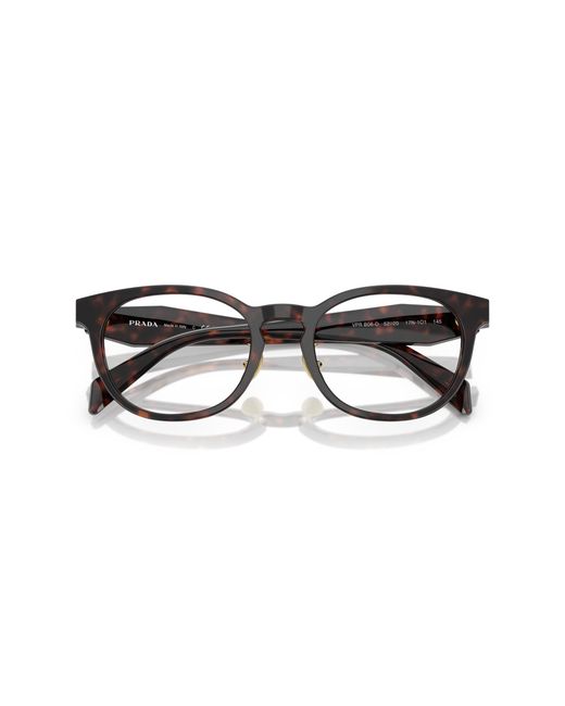 Prada Black Pr B06Vd 19Z1O1 Optical Frames Acetate Pantos Normal