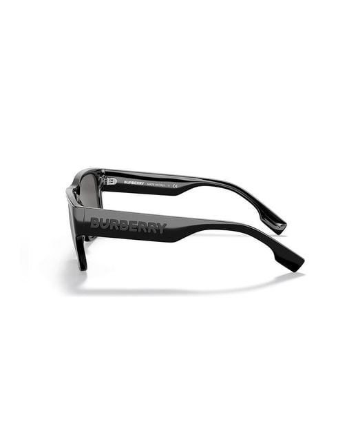Burberry Black Be4358 Knight 300187 Sunglasses Injected Squared Normal for men