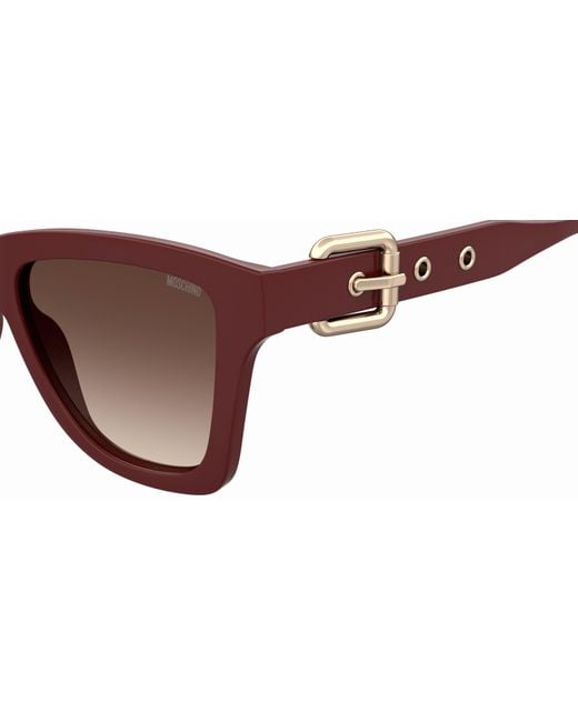 Moschino Black Mos131/S Lhf/Ha Sunglasses Injected Butterfly Normal Shaded