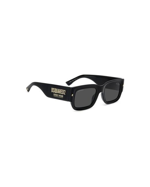 DSquared² Black D2 0089/S 2M2/Ir Sunglasses Plastic Geometric for men