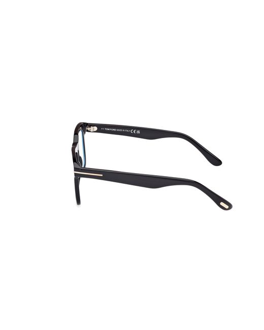 Tom Ford Black Ft6025-B 001 Optical Frames Acetate Squared Normal for men