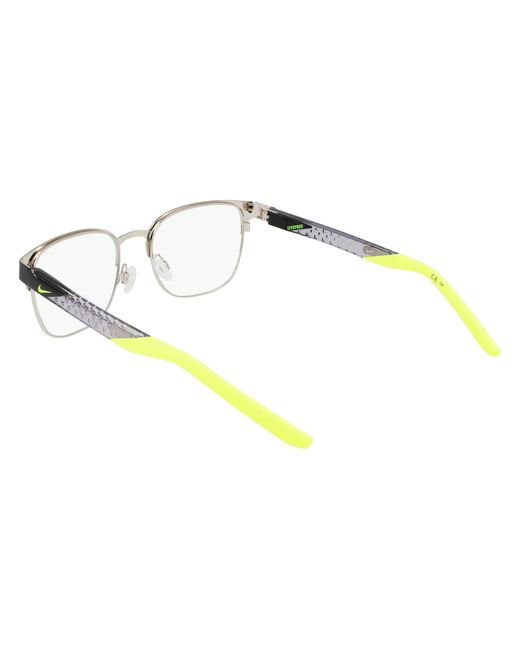 Nike Black 8156 002 Optical Frames Metal Squared Normal Normal for men