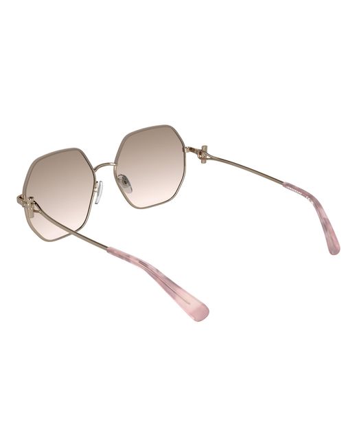 Longchamp Black Lo191S 774 Sunglasses Metal Squared Normal