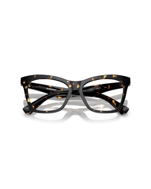 Burberry Black Be2416 4106 Optical Frames Acetate Transparent Cat Eye Normal