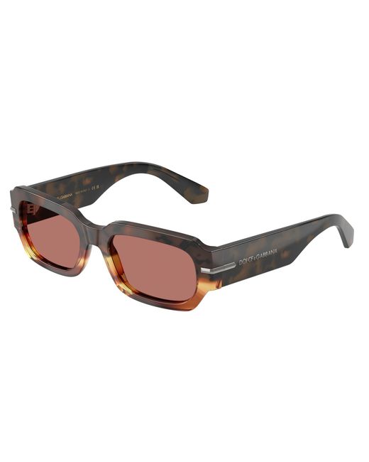 Dolce & Gabbana Black Dg4485 3438M6 Sunglasses Acetate Bordeaux Squared Normal for men