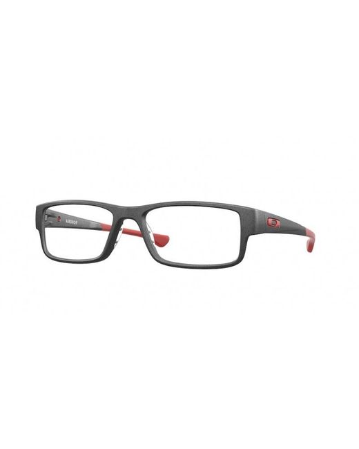 Oakley Black Ox8046 Airdrop 804616 Optical Frames Plastic Squared for men