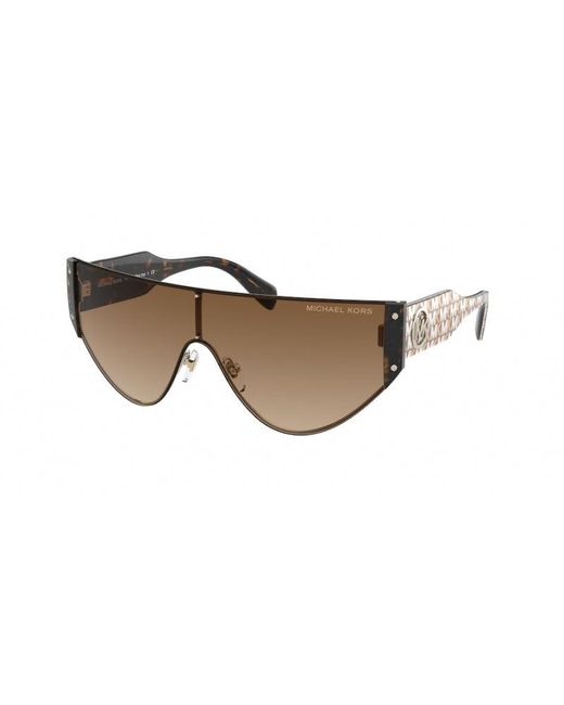Michael Kors Black Mk1080 101413 Sunglasses Metal Geometric Nuanced