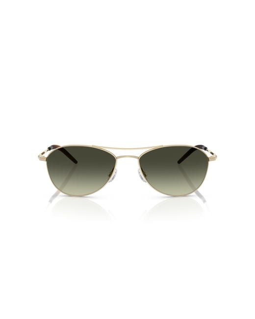 Oliver Peoples Black Ov1358S Aero Ii 5035Bh Sunglasses Steel G15 Pilot Normal