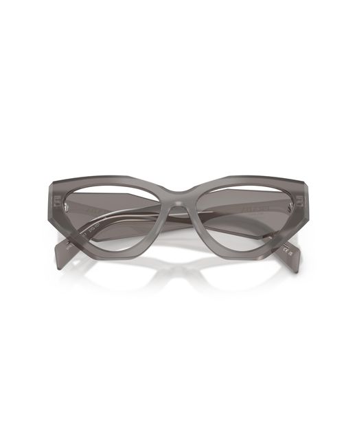 Prada Black Pr C07V 27G1O1 Optical Frames Acetate Geometric Normal
