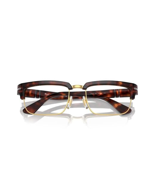Persol Black Po3354V 24 Optical Frames Acetate Transparent Squared Normal