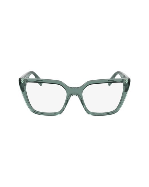 Karl Lagerfeld Green Kl6194 336 Optical Frames Bio-Inject Squared Normal