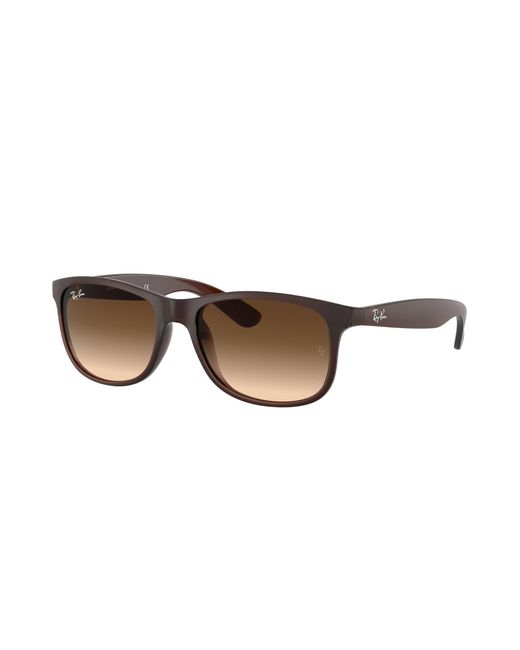 Ray-Ban Black Sunglasses Man Andy - Brown Frame Brown Lenses 55-17 for men